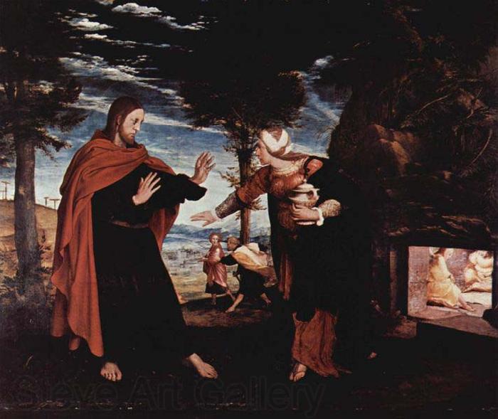 Hans holbein the younger Noli me tangere Spain oil painting art